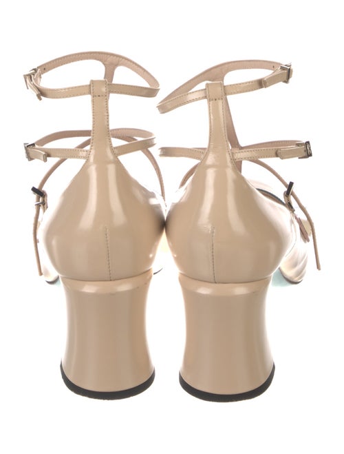 Fendi Leather T-Strap Pumps