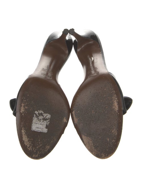 Fendi Patent Leather Slides