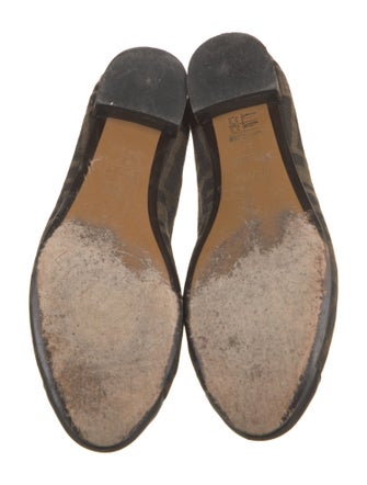 Fendi Zucca FF Logo Canvas Flats