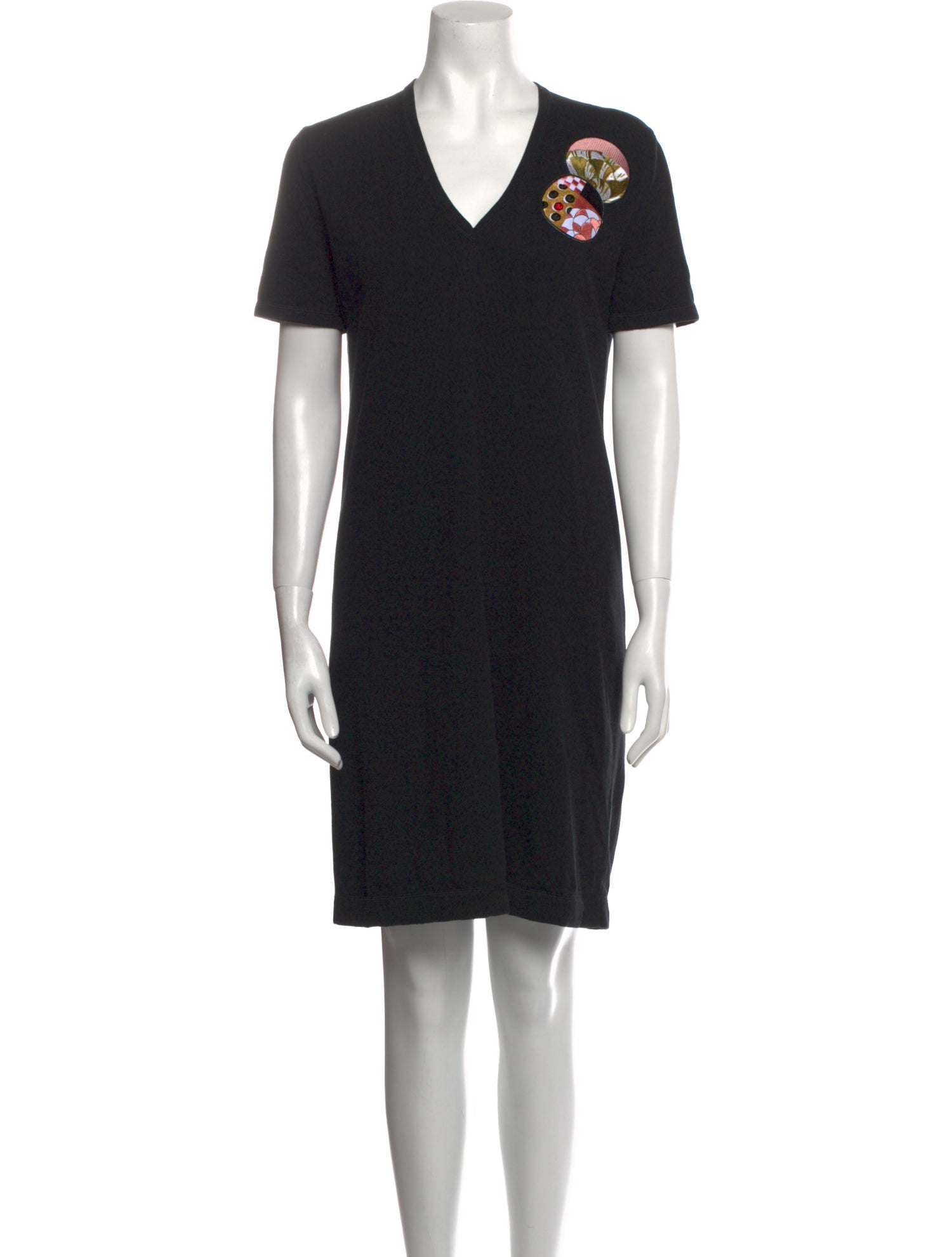 Fendi V-Neck Mini Dress