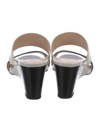 Fendi Patent Leather Slides