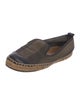 Fendi Pequin Pattern Canvas Espadrilles