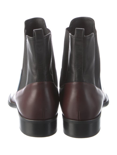 Fendi Monsters Motif Leather Chelsea Boots