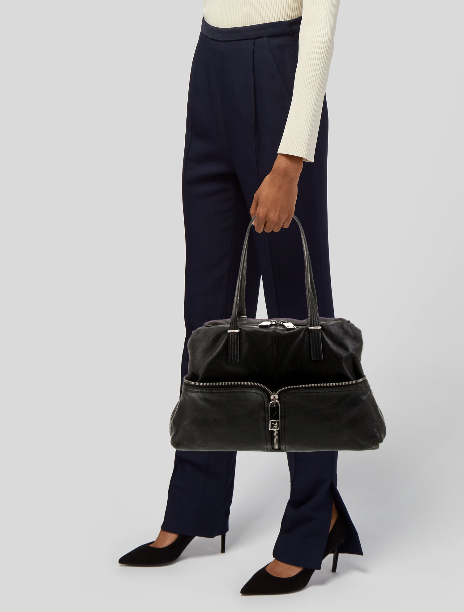 Fendi Zucca FF Shoulder Bag