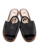 Fendi Leather Slides