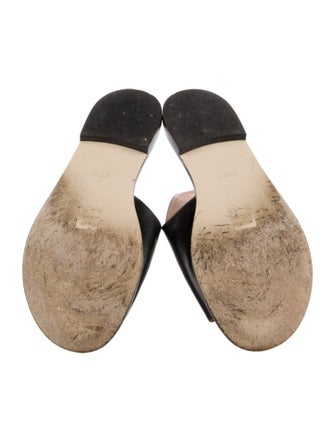 Fendi Leather Slides