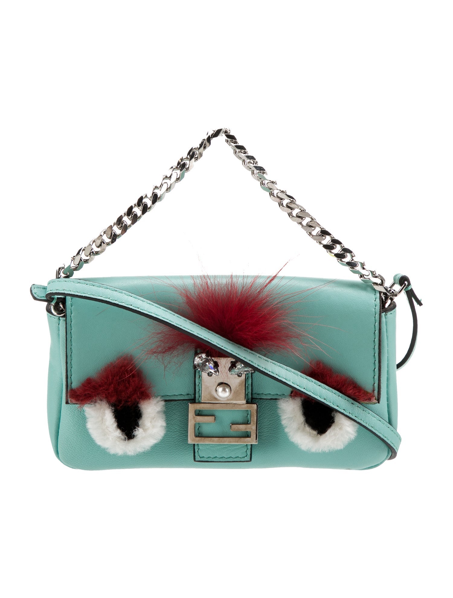 Fendi Chain-Link Baguette