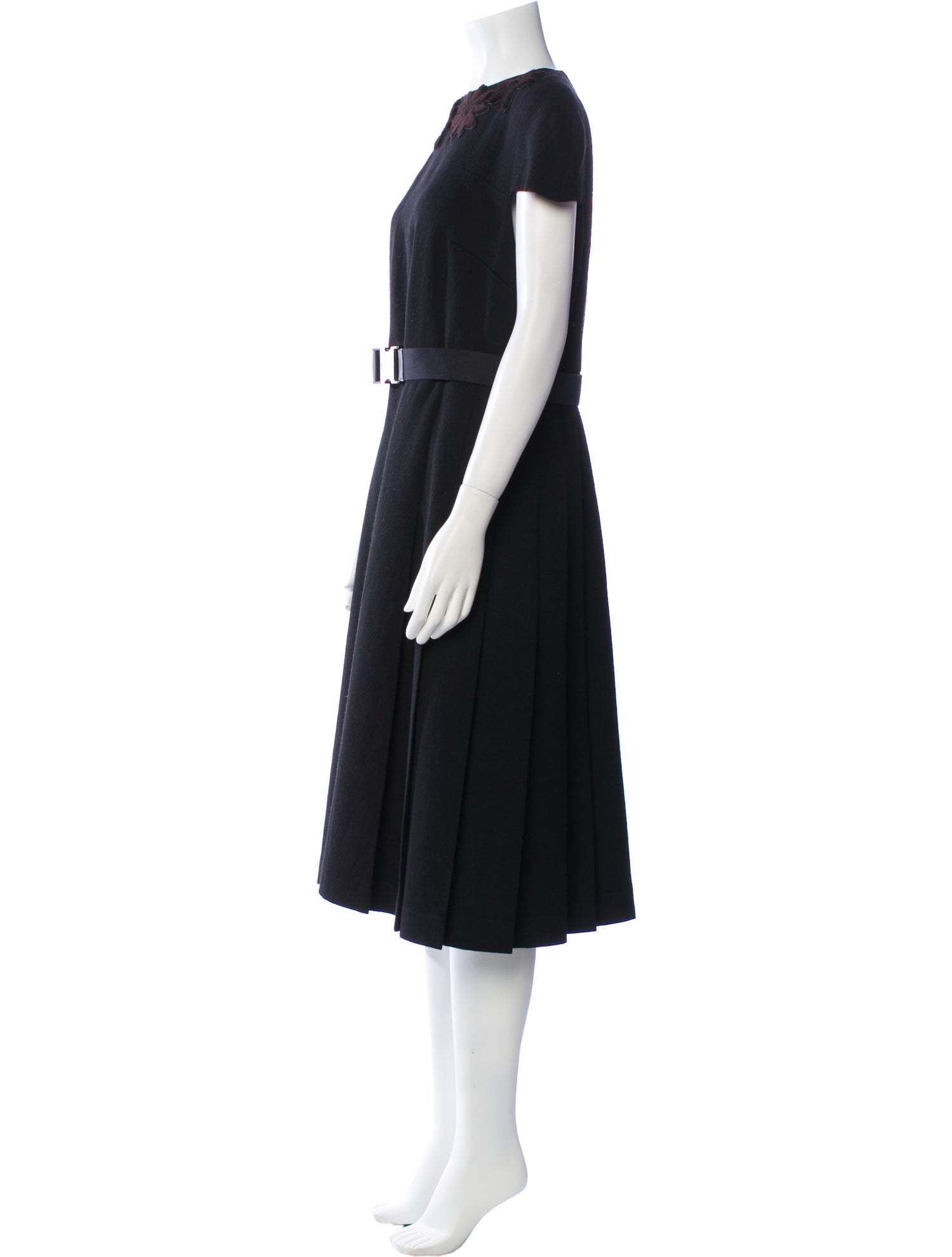 Fendi Wool Midi Length Dress
