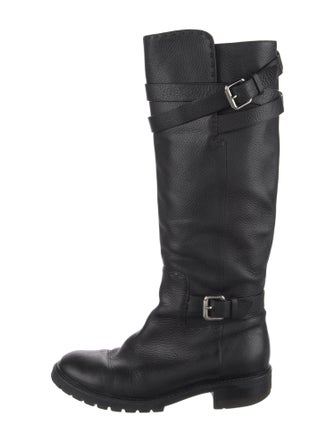 Fendi Leather Riding Boots