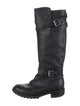 Fendi Leather Riding Boots