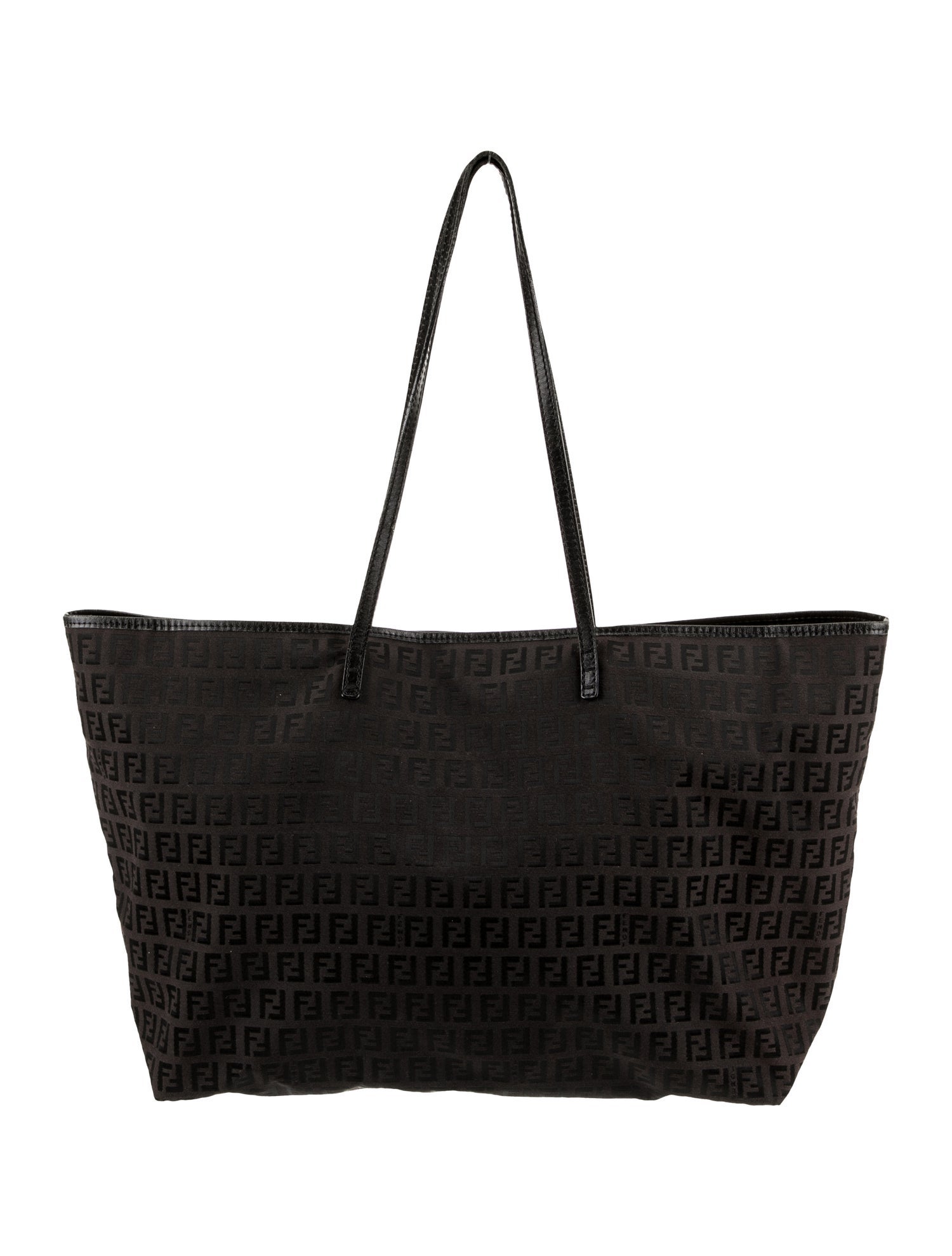 Fendi Zucchino FF Tote Medium Vintage