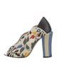 Fendi Canvas Printed Mules