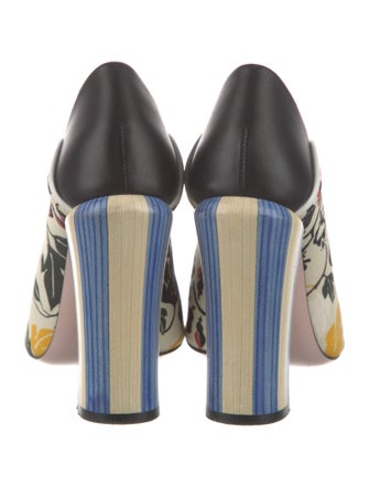 Fendi Canvas Printed Mules