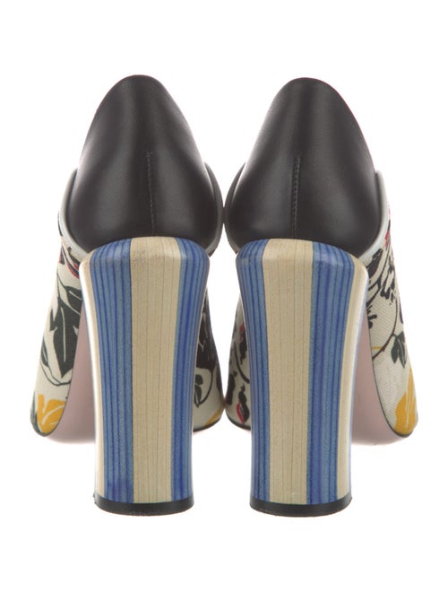 Fendi Canvas Printed Mules