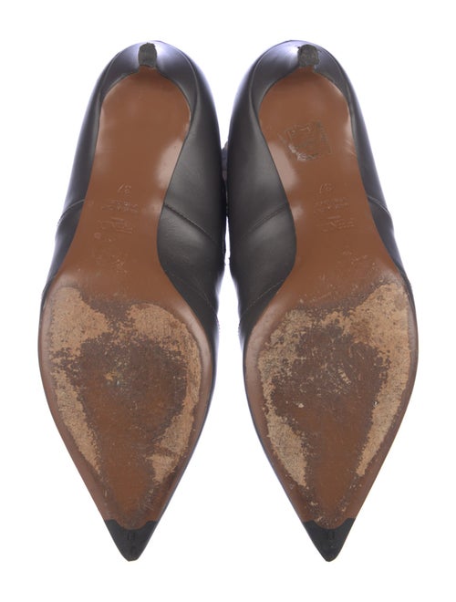 Fendi Zucca FF Logo Leather Sock Boots