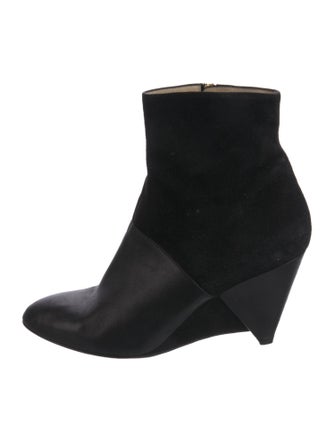 Fendi Spike Accents Suede Boots