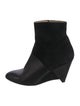 Fendi Spike Accents Suede Boots