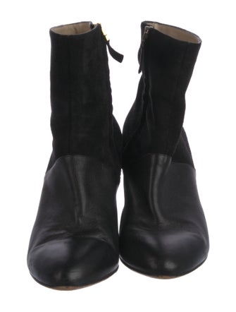 Fendi Spike Accents Suede Boots