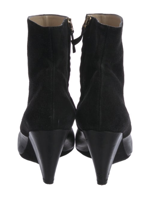 Fendi Spike Accents Suede Boots