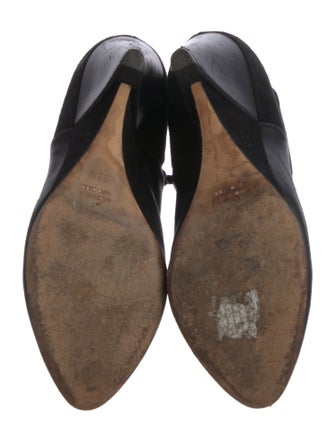 Fendi Spike Accents Suede Boots