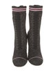 Fendi Leather Printed Sock Boots