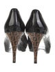 Fendi Zucca FF Logo Patent Leather Pumps