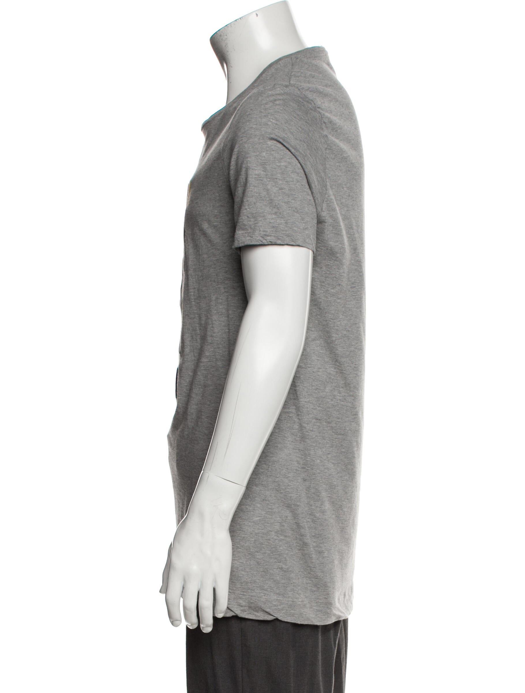 Fendi Monsters Motif Crew Neck T-Shirt