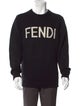 Fendi Karligraphy Accent Virgin Wool Pullover