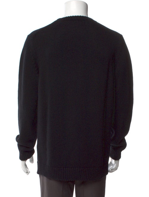 Fendi Karligraphy Accent Virgin Wool Pullover