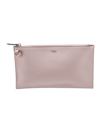 Fendi Leather Flat Pouch Medium 2025