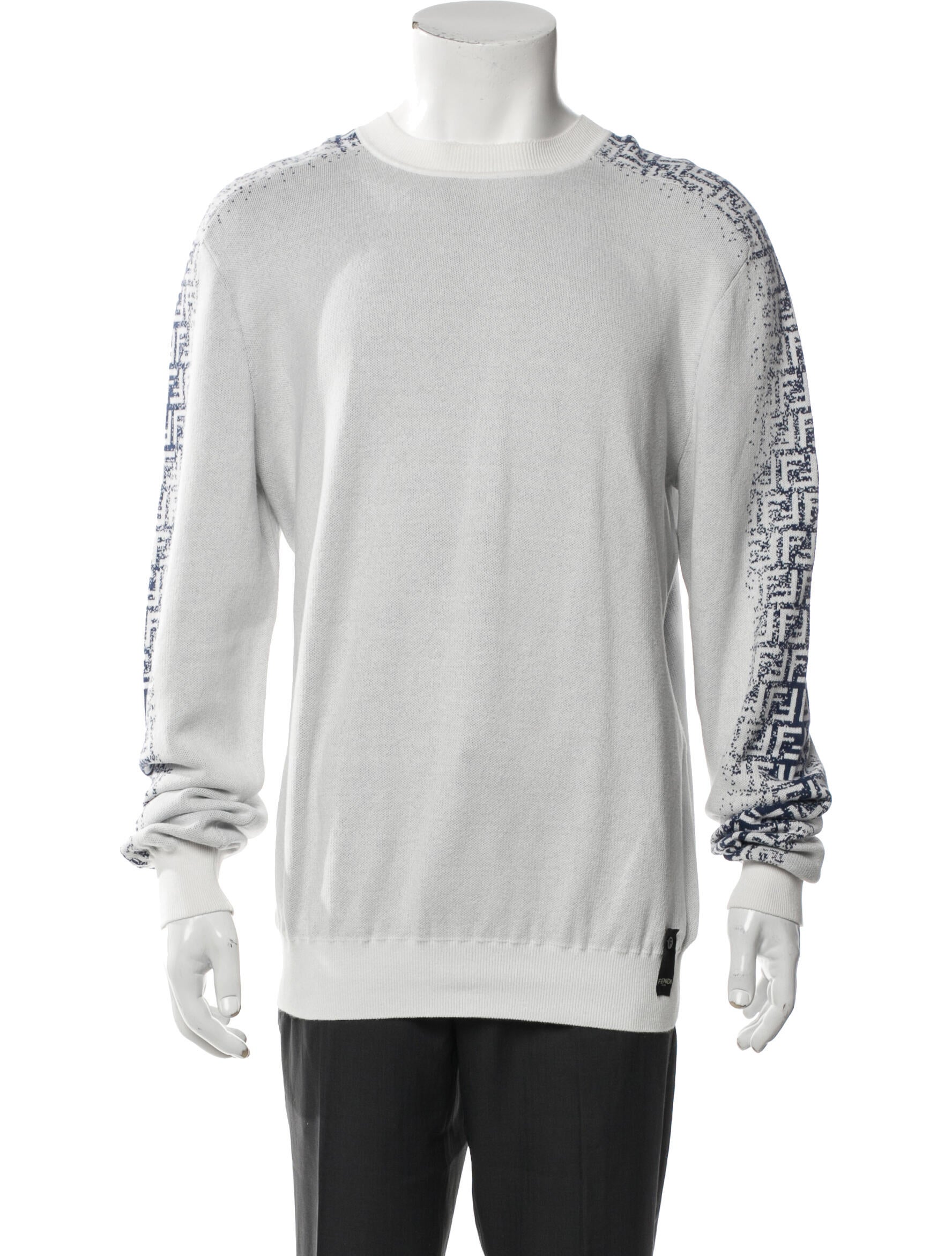 Fendi Zucca FF Logo Graphic Print Pullover