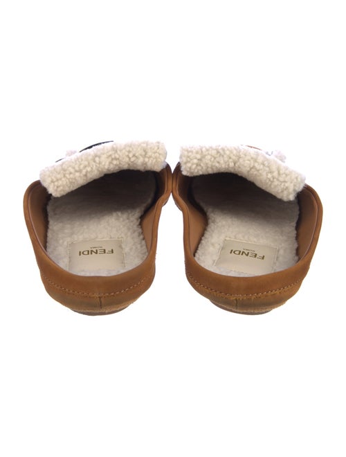 Fendi Baguette Suede Mules