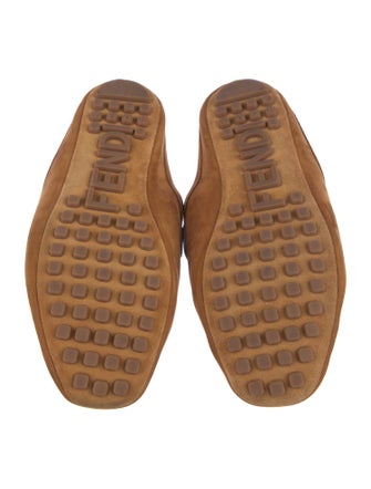 Fendi Baguette Suede Mules