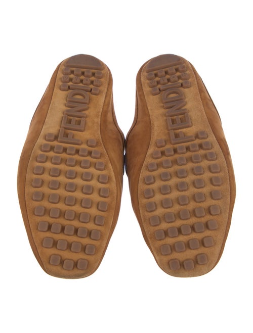 Fendi Baguette Suede Mules