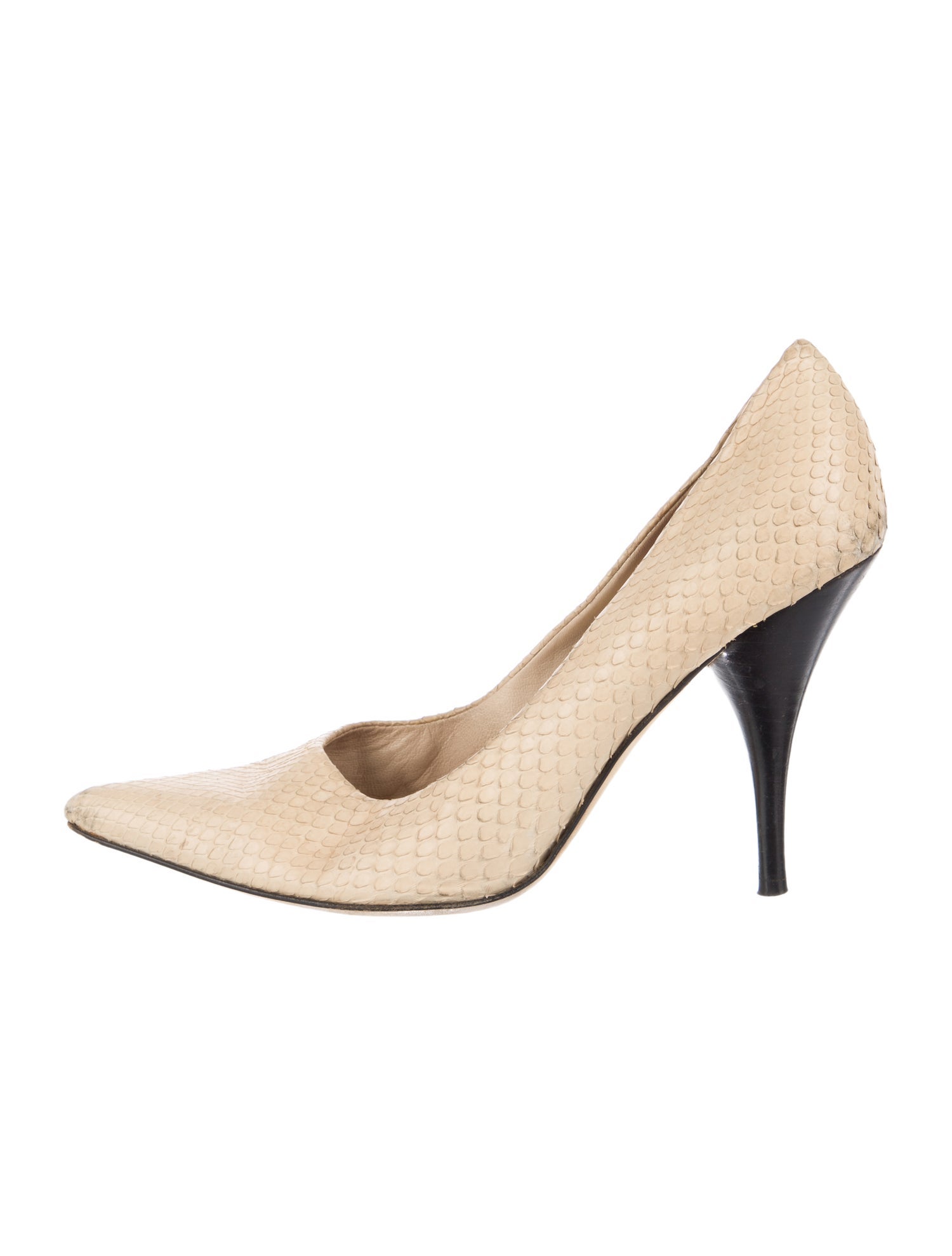 Fendi Snakeskin Animal Print Pumps