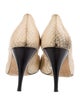 Fendi Snakeskin Animal Print Pumps