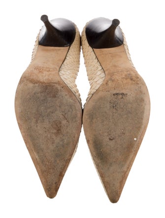 Fendi Snakeskin Animal Print Pumps