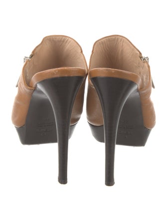 Fendi Leather Slides