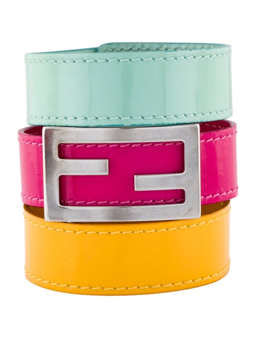 Fendi Logo Bracelet Set of 3