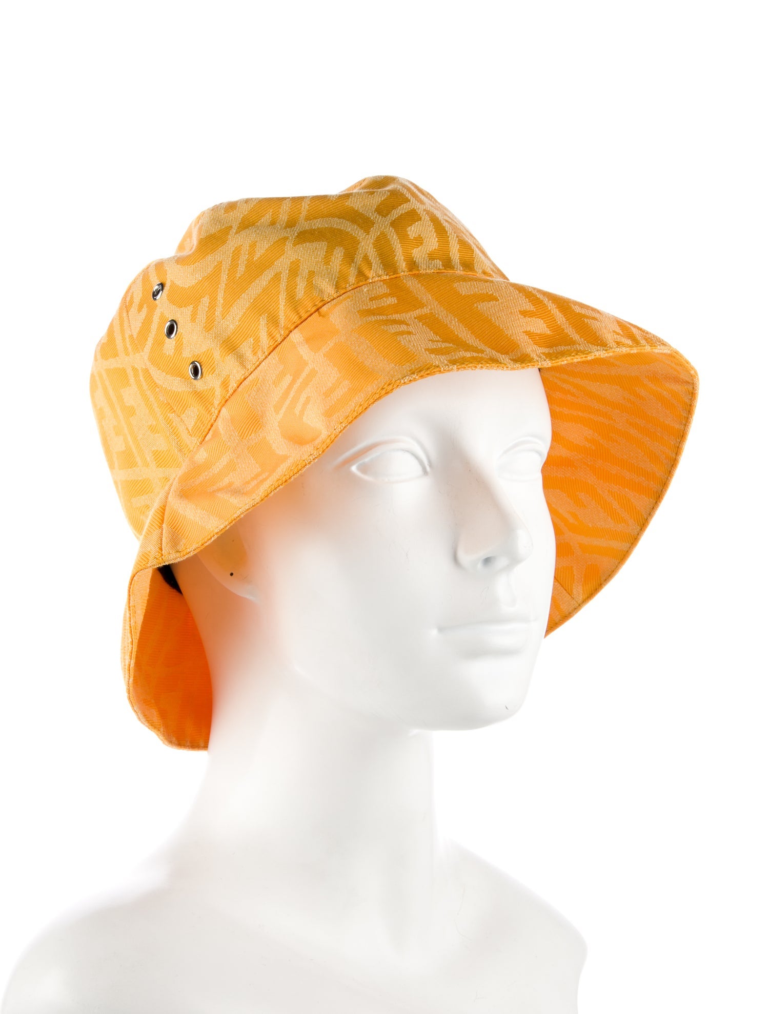 Fendi Zucca FF Logo Bucket Hat