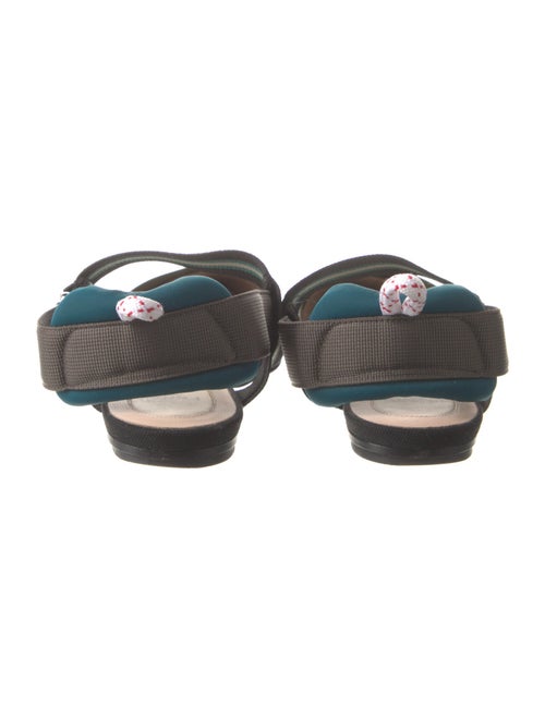 Fendi Mesh Printed Slingback Flats