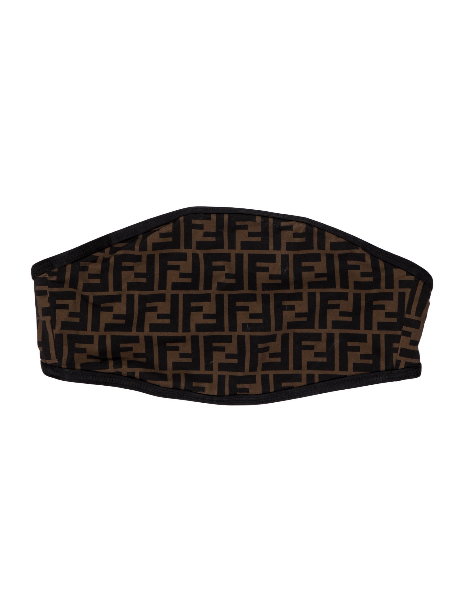 Fendi Strapless Crop Top