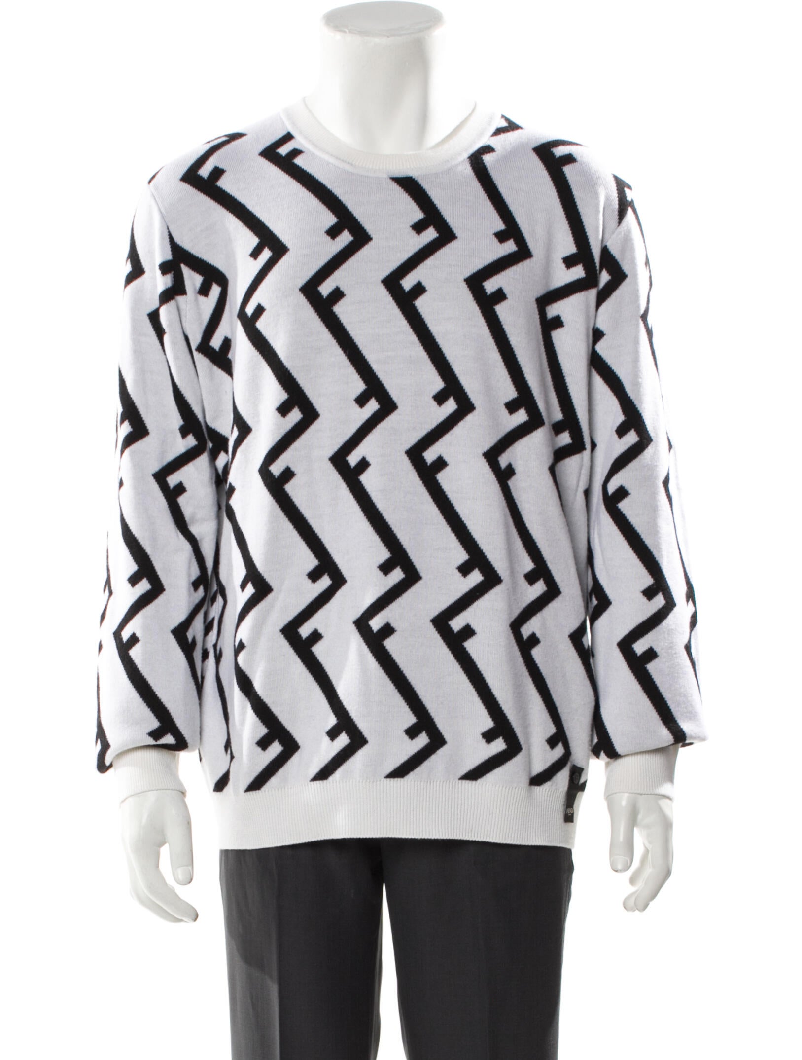 Fendi Wool Printed Pullover