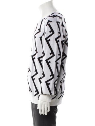 Fendi Wool Printed Pullover