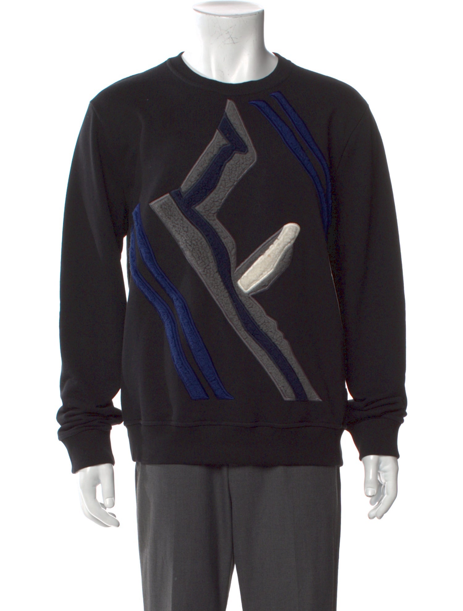 Fendi Graphic Print Crew Neck Sweatshirt