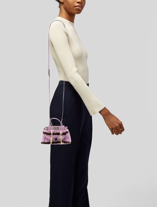 Fendi Fur Peekaboo Micro