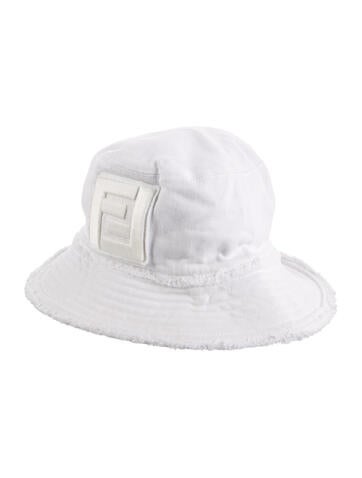 Fendi Hats Embroidered Canvas Bucket Hat