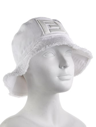 Fendi Embroidered Canvas Bucket Hat