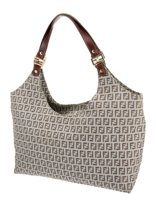 Fendi Zucchino FF Shoulder Bag