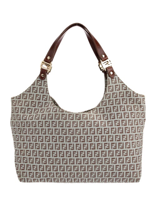 Fendi Zucchino FF Shoulder Bag